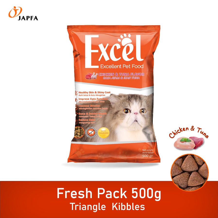 Jual Excel Cat Food - Triangle Kibbles | Shopee Indonesia