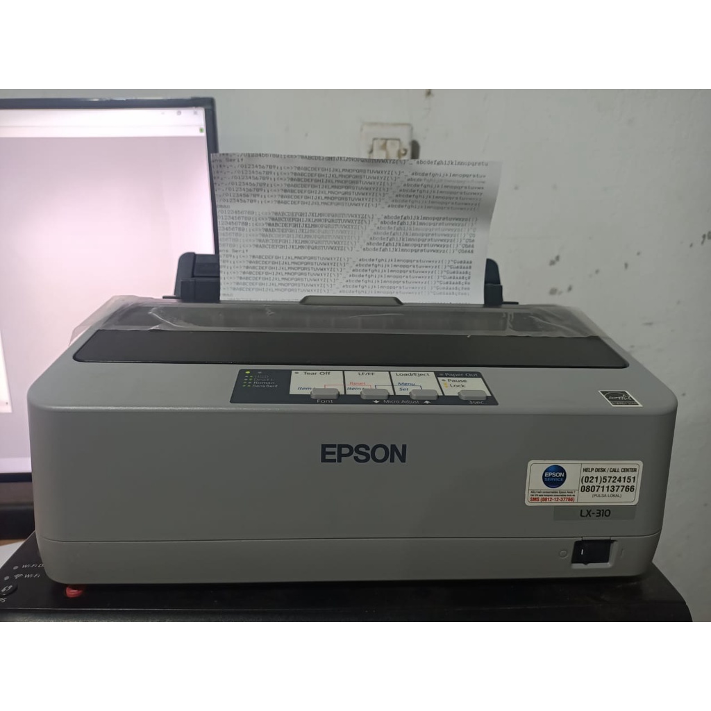 Jual Tinggal Pakai Printer Epson Lx 310 Bekas Mulus Original Dan Komplit Shopee Indonesia 9588