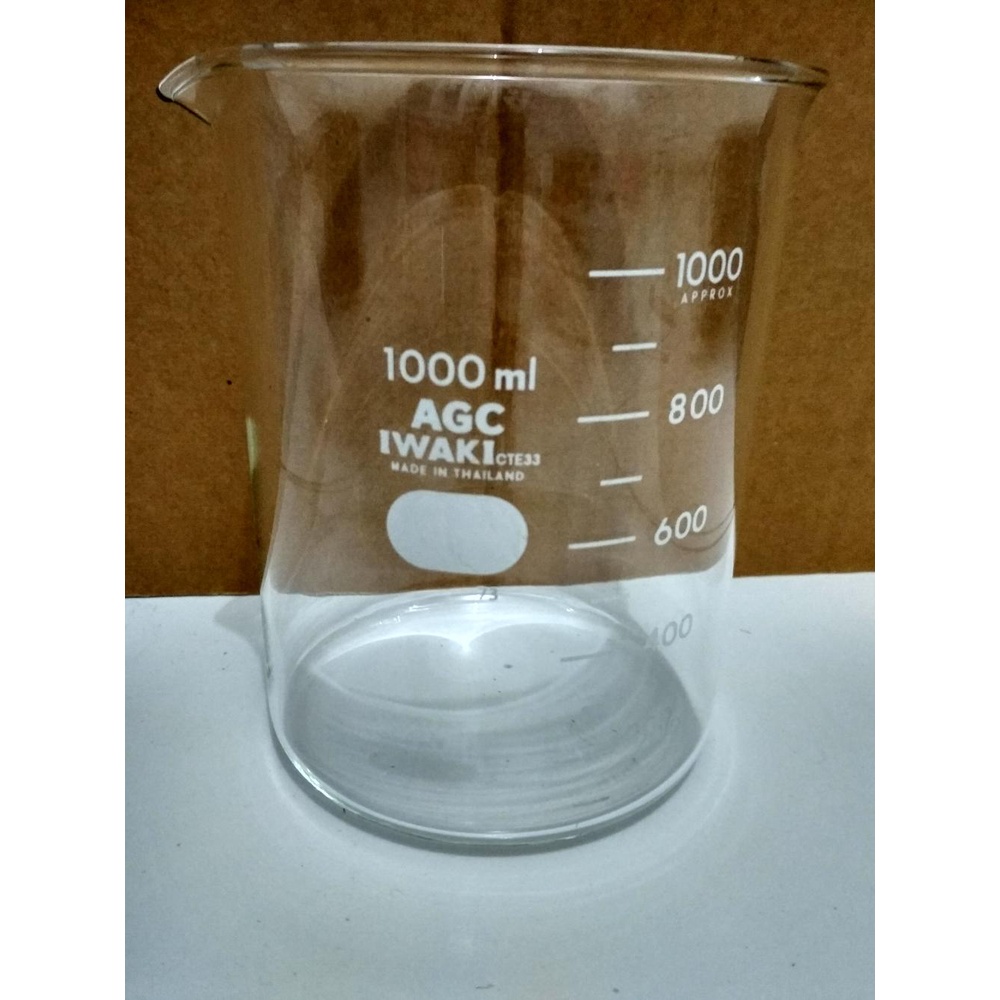 Jual Beaker Glass 1000 Ml Iwaki Shopee Indonesia 8402