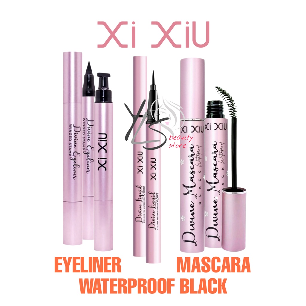 Jual XI XIU DIVINE EYELINER STAMP & MASCARA TERDAFTRA BPOM XIXIU
