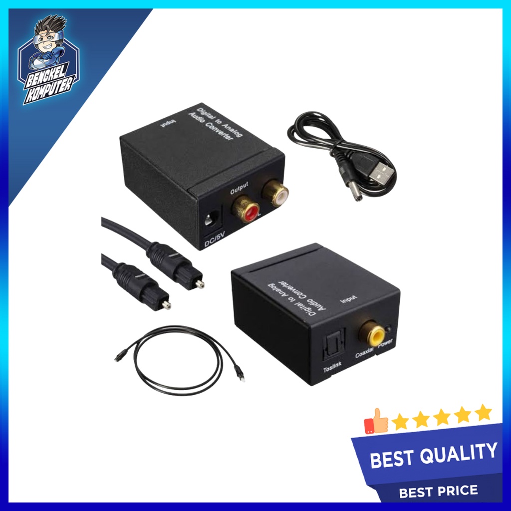 Jual CONVERTER DIGITAL AUDIO TO ANALOG BOX | Shopee Indonesia