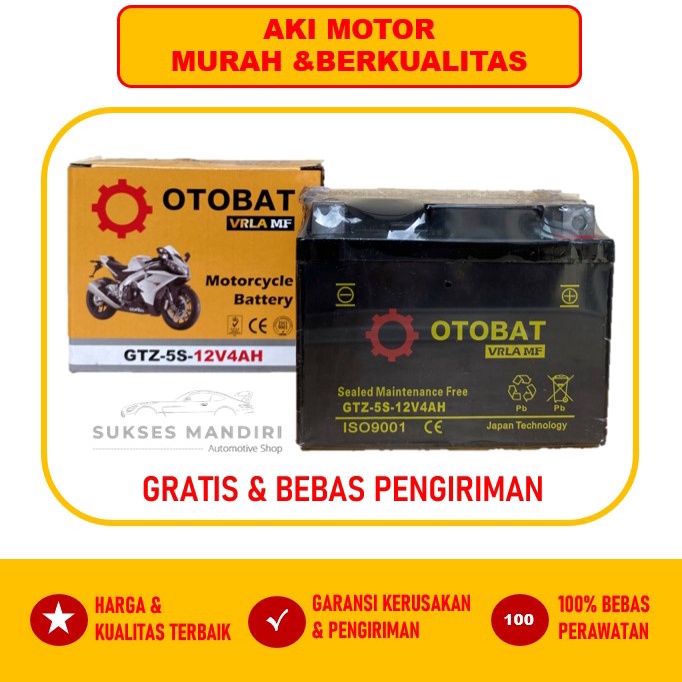 Jual Aki Motor Suzuki Spin, Shogun, Arashi Otobatt | Shopee Indonesia
