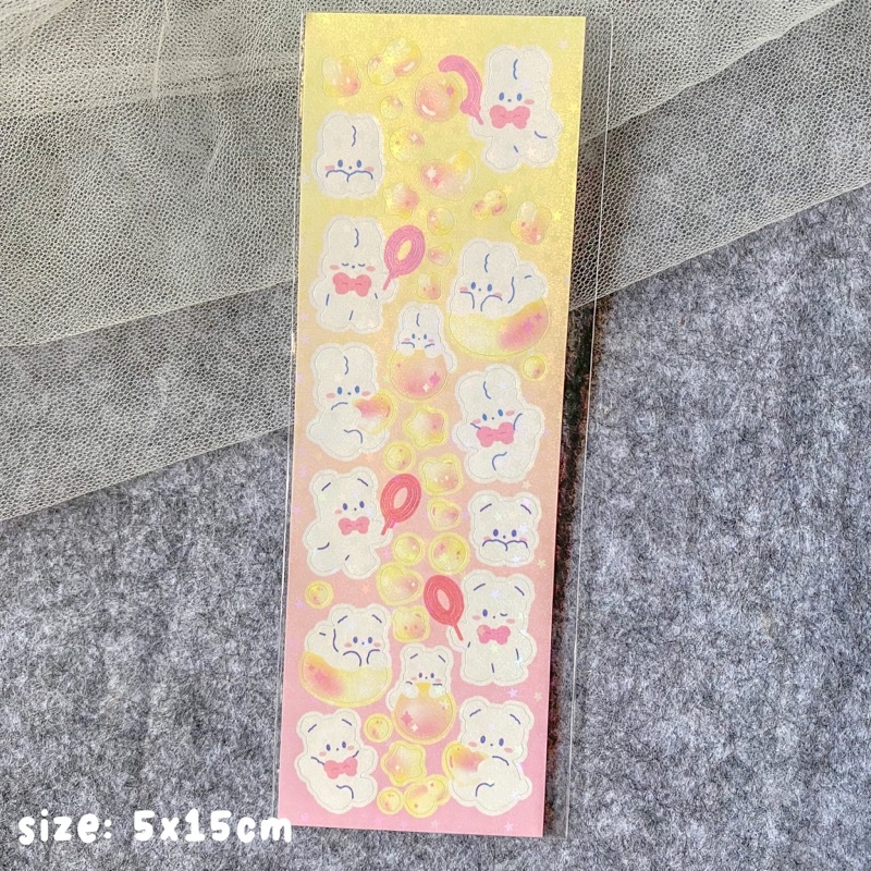 Jual Cute Glitter Sticker Hologram | Sticker Hologram | Sticker Glitter ...