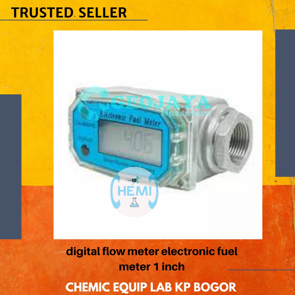 Jual digital flow meter electronic fuel meter 1 inch Shopee Indonesia