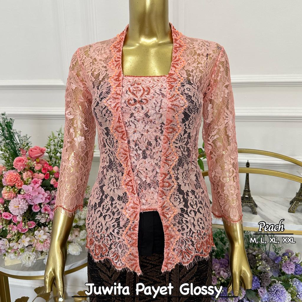 Jual KEBAYA BALI SEMIFRANCE FULL PAYET PREMIUM  Shopee Indonesia