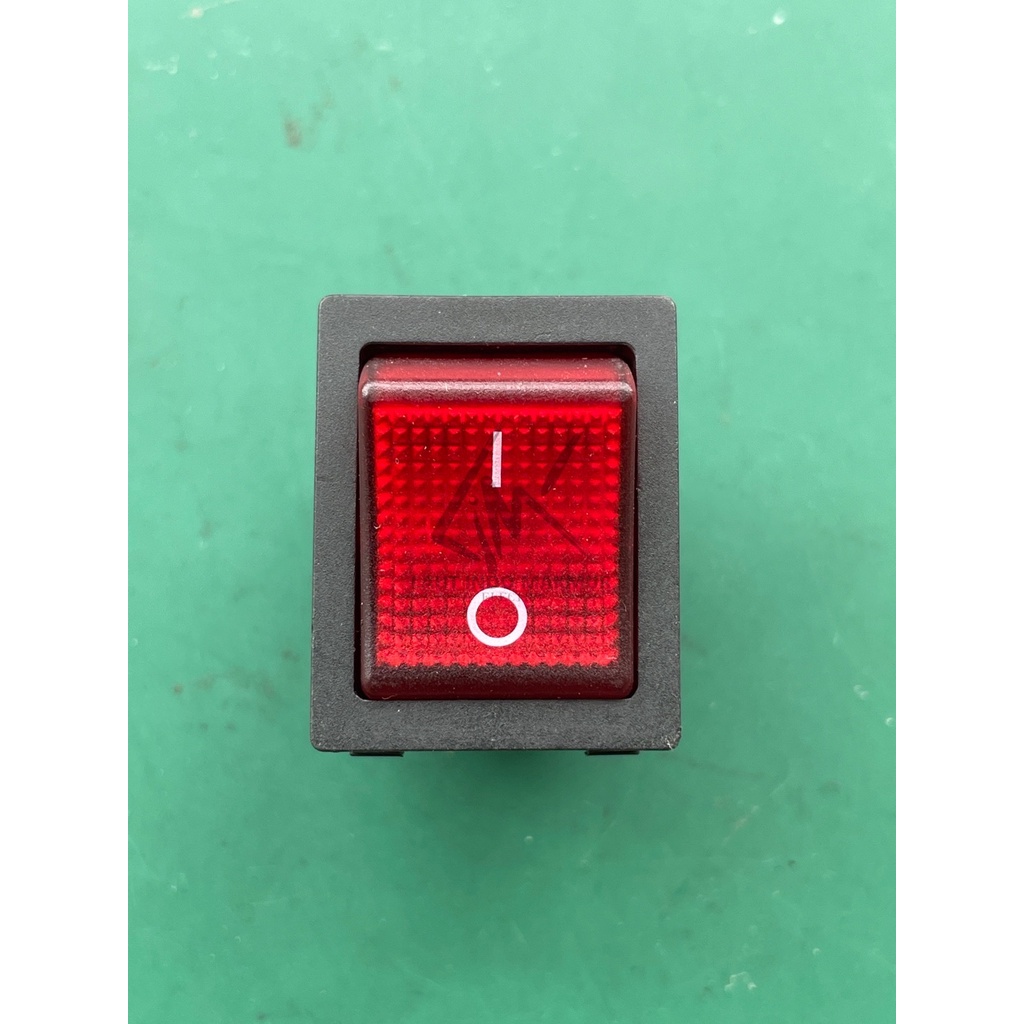 Jual POWER SWITCH 30A MERAH 4 PIN DAN LAMPU SWITCH ROCKER 4 KAKI SAKLAR ...