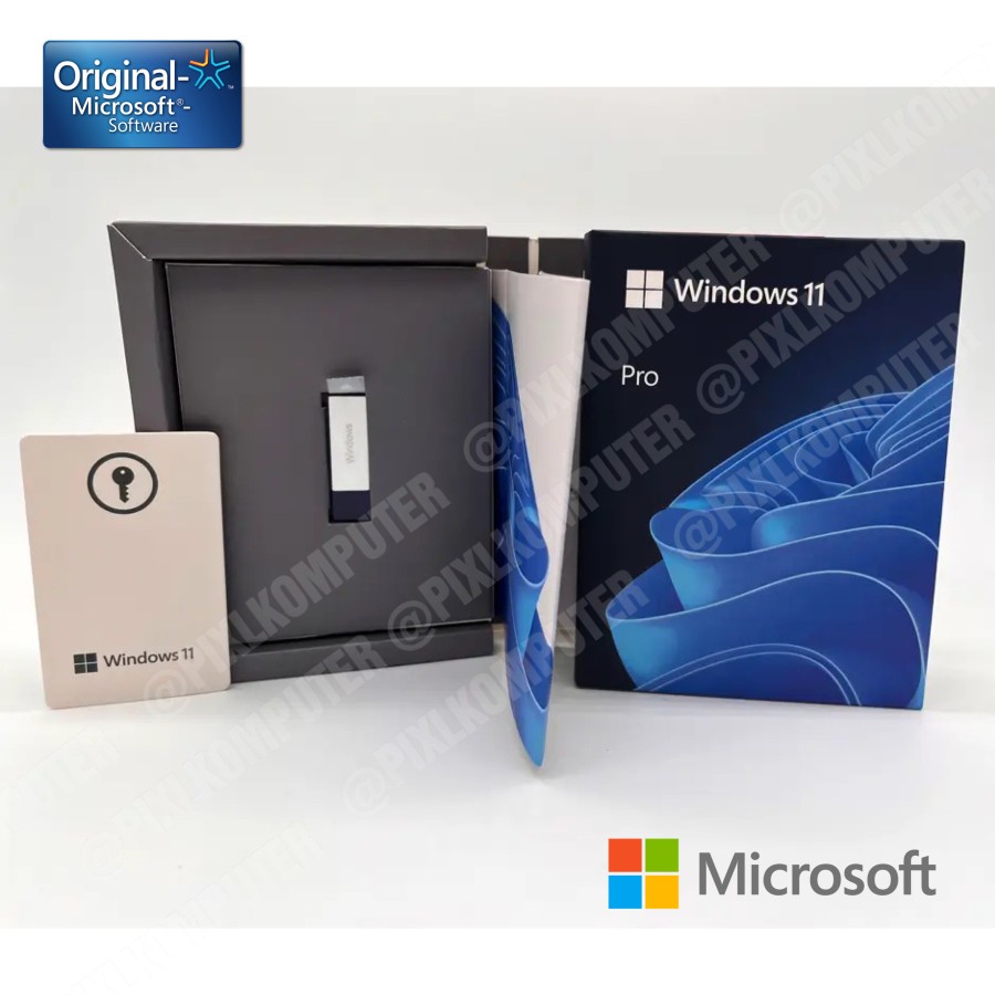 Jual Windows 11 Pro 64 bit Full Package USB FPP Original Asli Microsoft ...