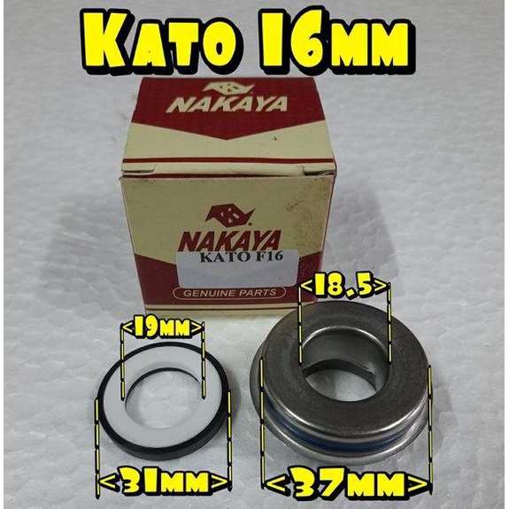 Jual Mechanical Seal Wp10 Wp 10 Wp 10 Mesin 4 Tak Model Kato 16 Mm