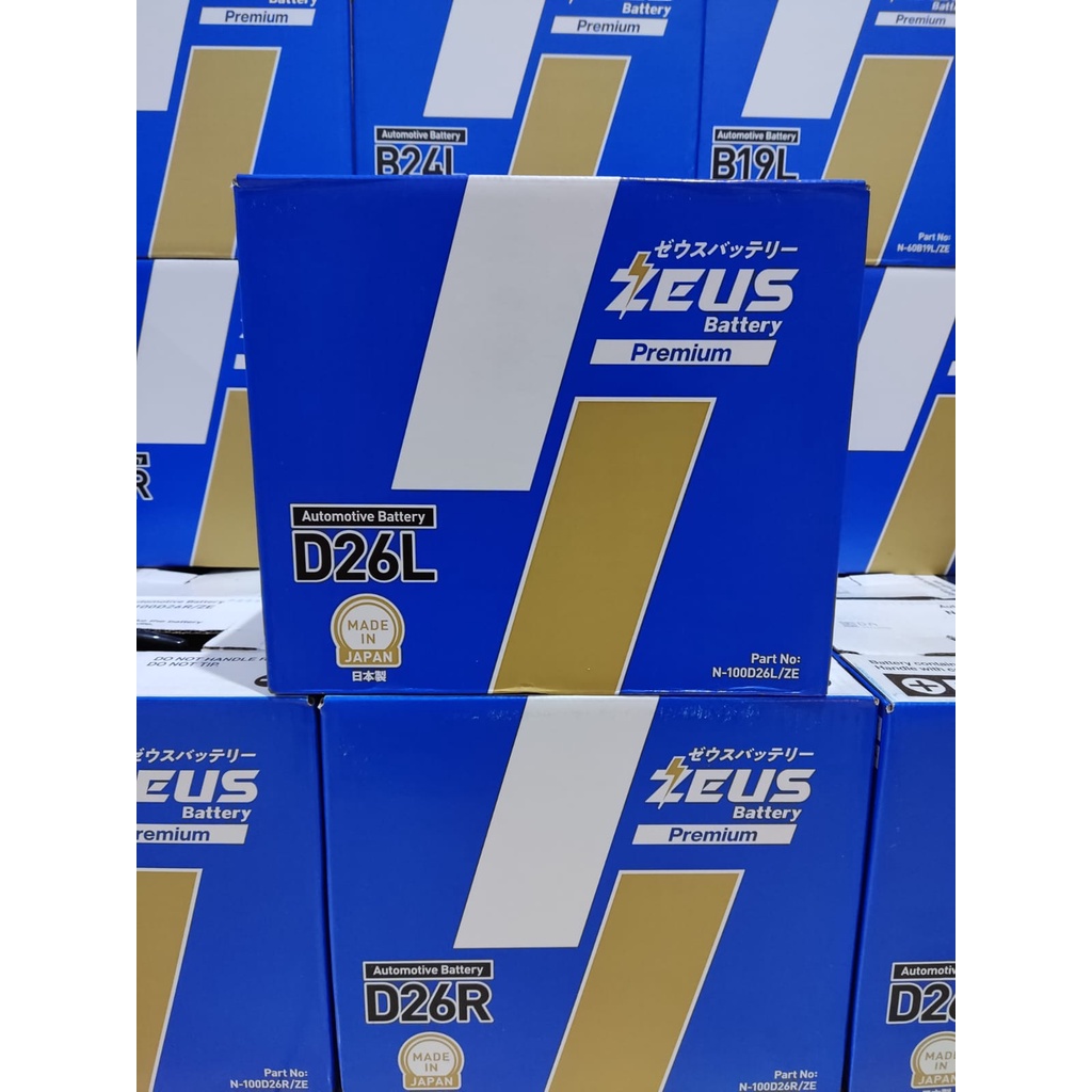 Jual Aki Mobil Hyundai Trajet NS70L (100D26L) Zeus Premium Accu Kering