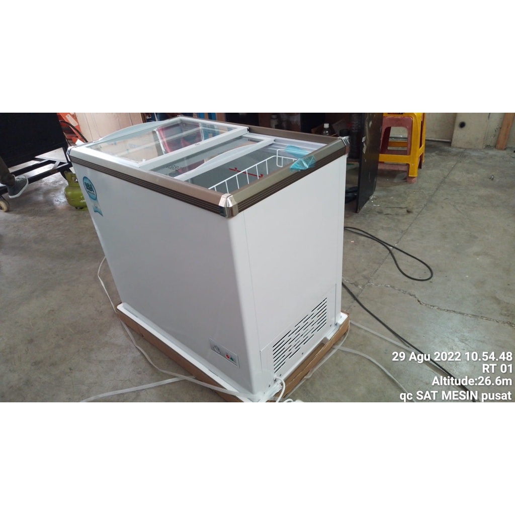 Jual XS-200 RSA SLIDING FLAT GLASS FREEZER / Frezeer kaca geser frozen ...