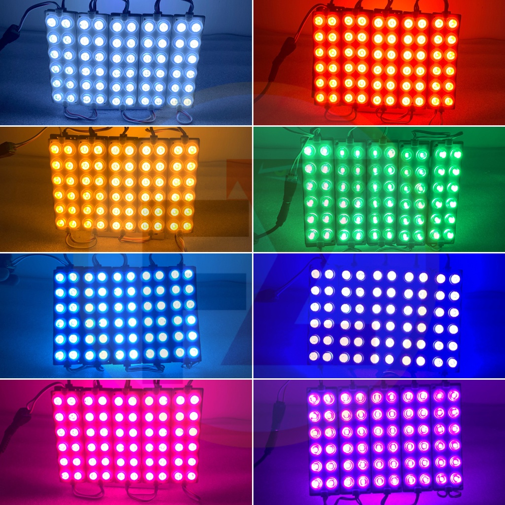 Jual Lampu Led Module 12 Mata 2x6 12 Volt 24 Volt Led Modul 12v