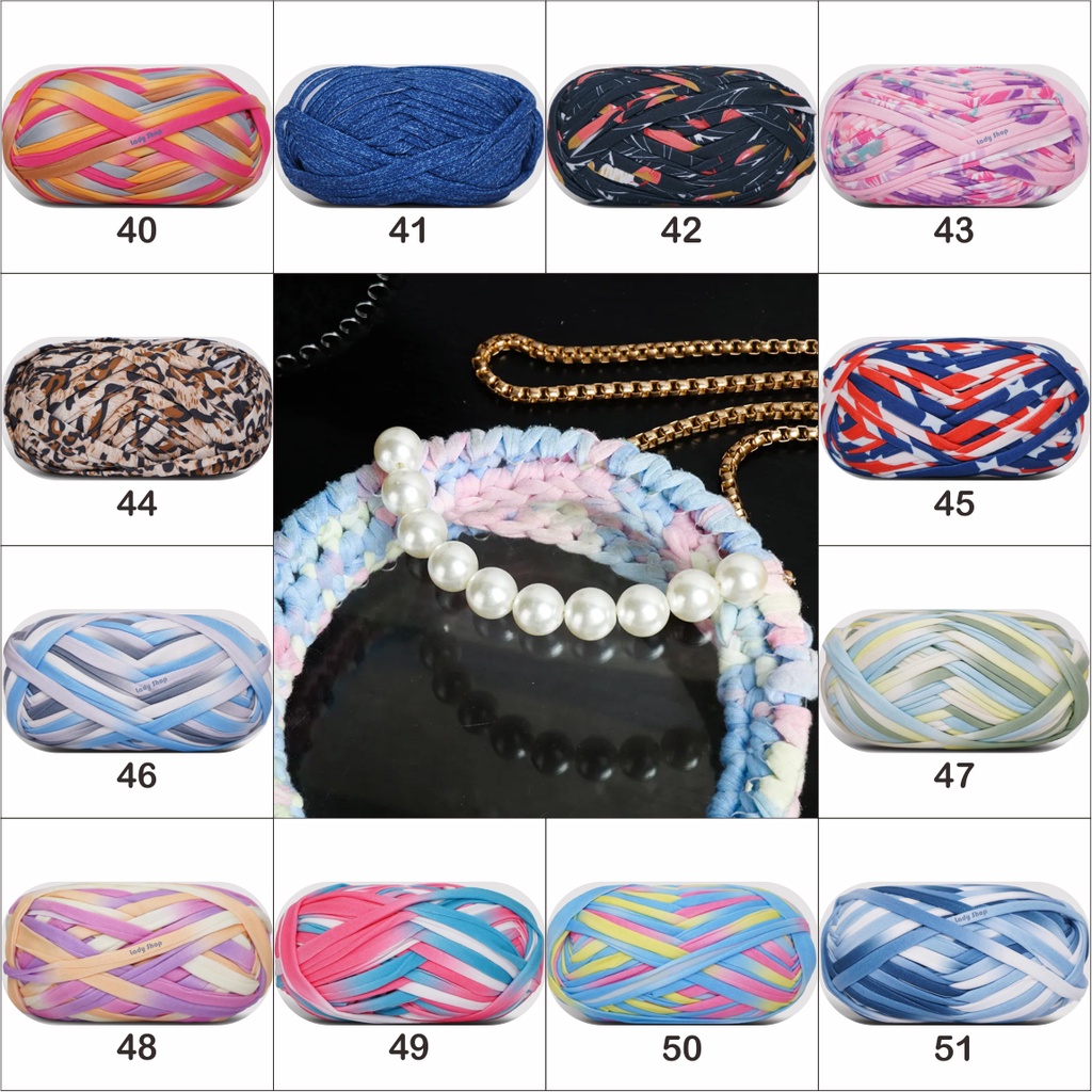 Jual Benang Rajut Kaos Gradasi / T-shirt Yarn Multi Color | Shopee ...