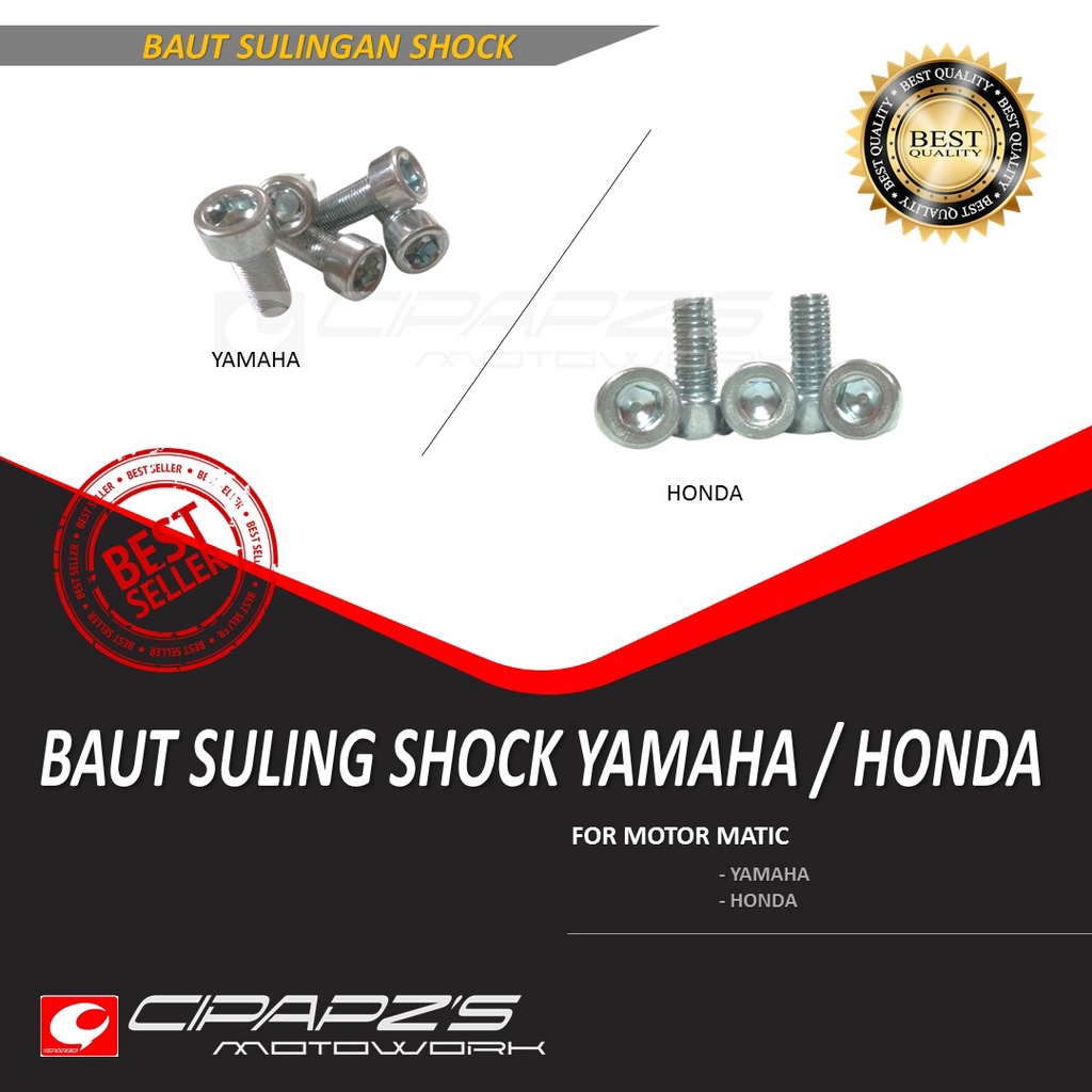 Jual Baut Sulingan Shock Yamaha Honda Shopee Indonesia