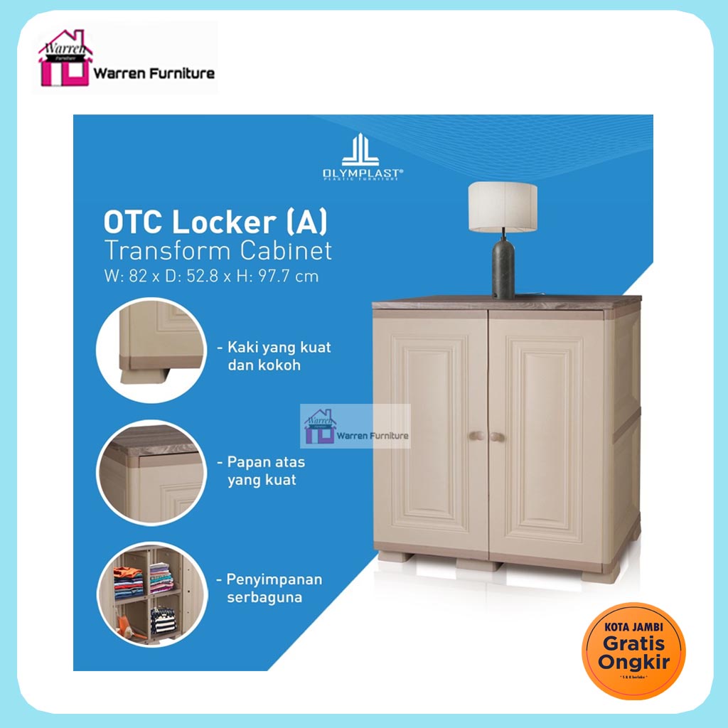 Jual Transform Cabinet/ OTC Locker / Lemari Penyimpanan Olymplast ...