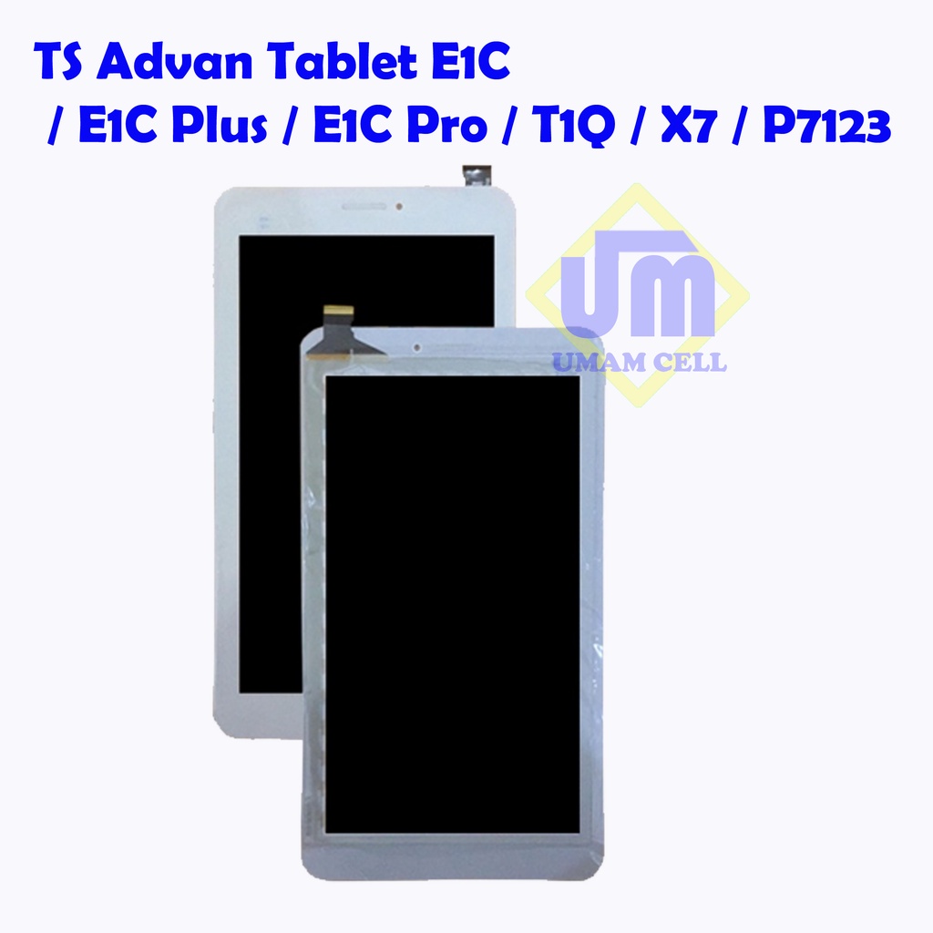 Jual Touchscreen TS Advan Tablet E1C / E1C Plus / E1C Pro / T1Q / X7