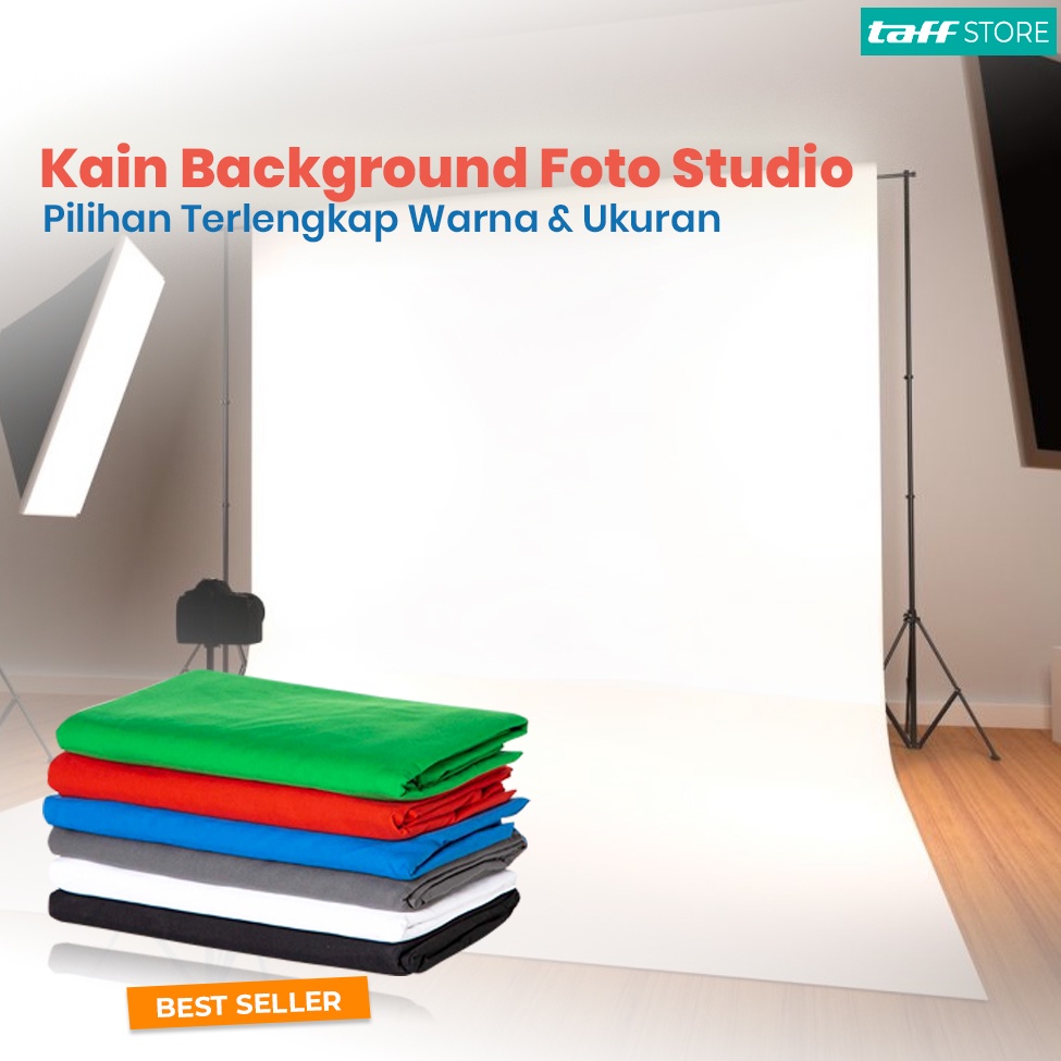 Jual Kain Background Foto Studio Kain Backdrop Green Screen Polos