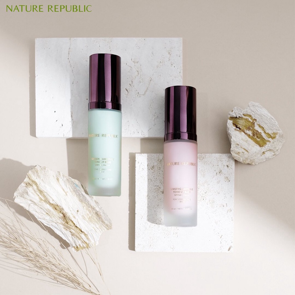 Jual NATURE REPUBLIC Ginseng Ampoule Tone Up Base SPF50+, PA