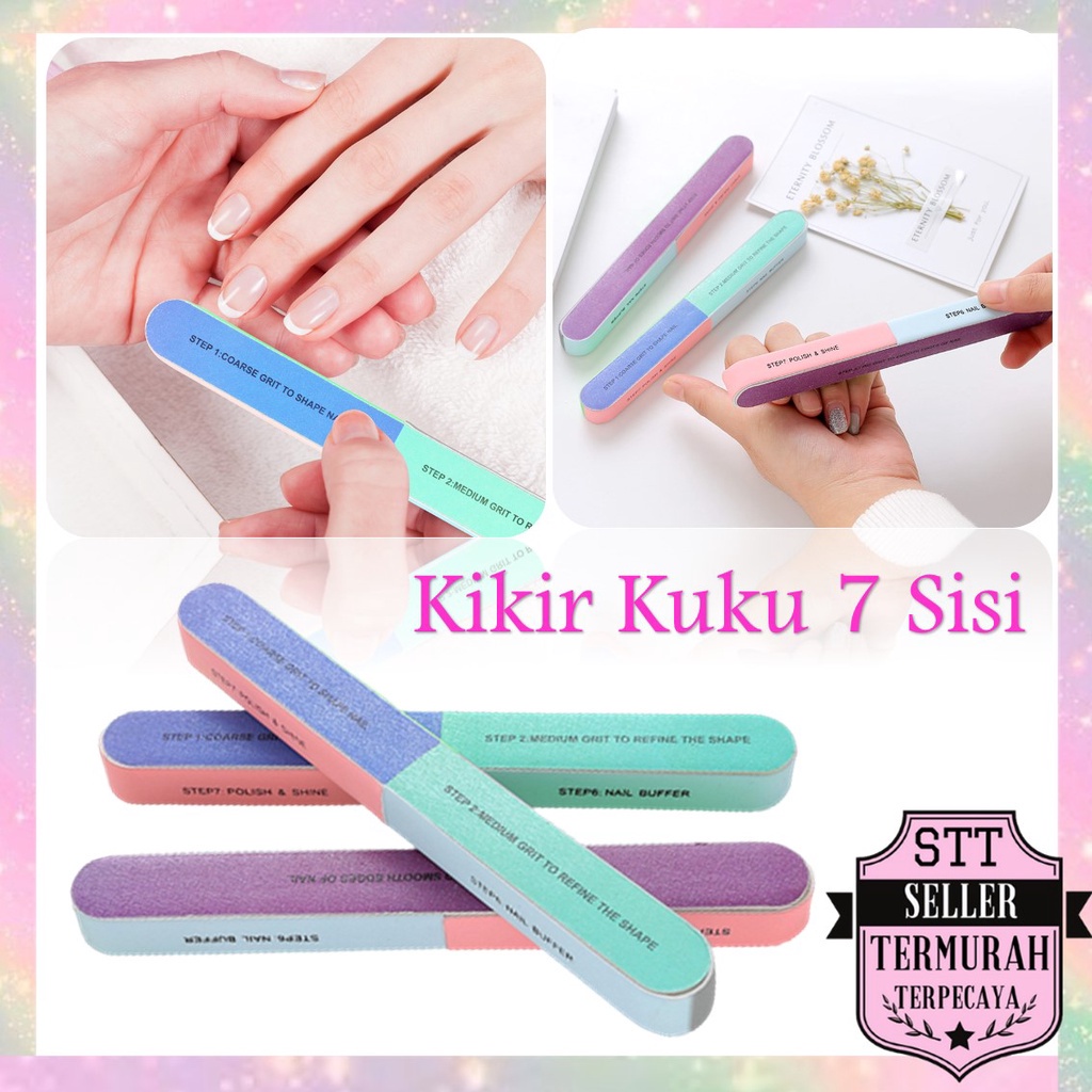 Jual Stt Kikir Kuku Sisi Nail Buffer Steps Alat Penghalus Kuku