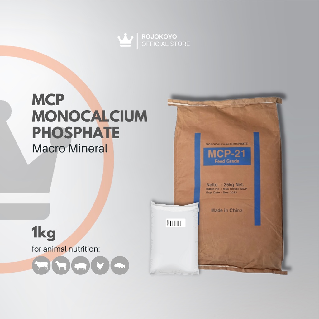 Jual MCP 21 Monocalcium Phosphate Hewan FeedGrade 1kg Shopee Indonesia