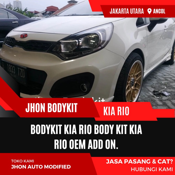 Jual BODYKIT KIA RIO BODY KIT KIA RIO OEM ADD ON. | Shopee Indonesia