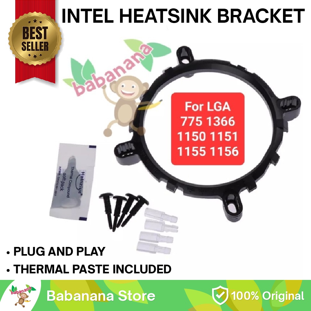 Jual BRACKET INTEL LGA CPU HEATSINK BASE HOLDER 4 IN 1 HSF PROCESSOR