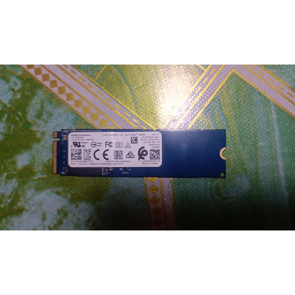 Jual Toshiba Kioxia KBG40ZNV256G NVME Pcie M2 2280 256 GB | Shopee ...