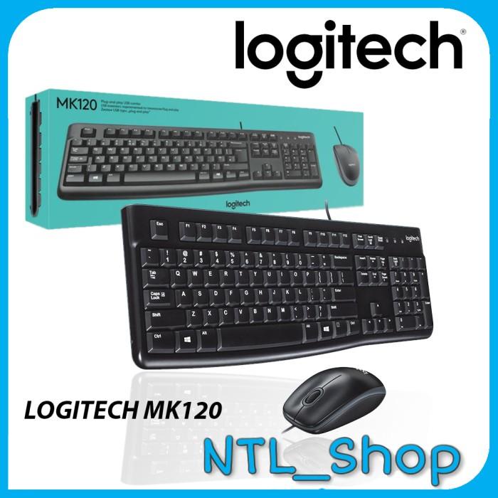 Jual LOGITECH MK120 (KEYB USB + MOUSE USB) | Shopee Indonesia