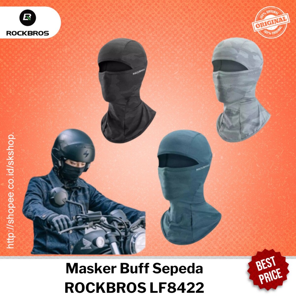 Jual Masker Buff Olahraga Sepeda LF8422 Face Cover Mask Sport Cycling ...