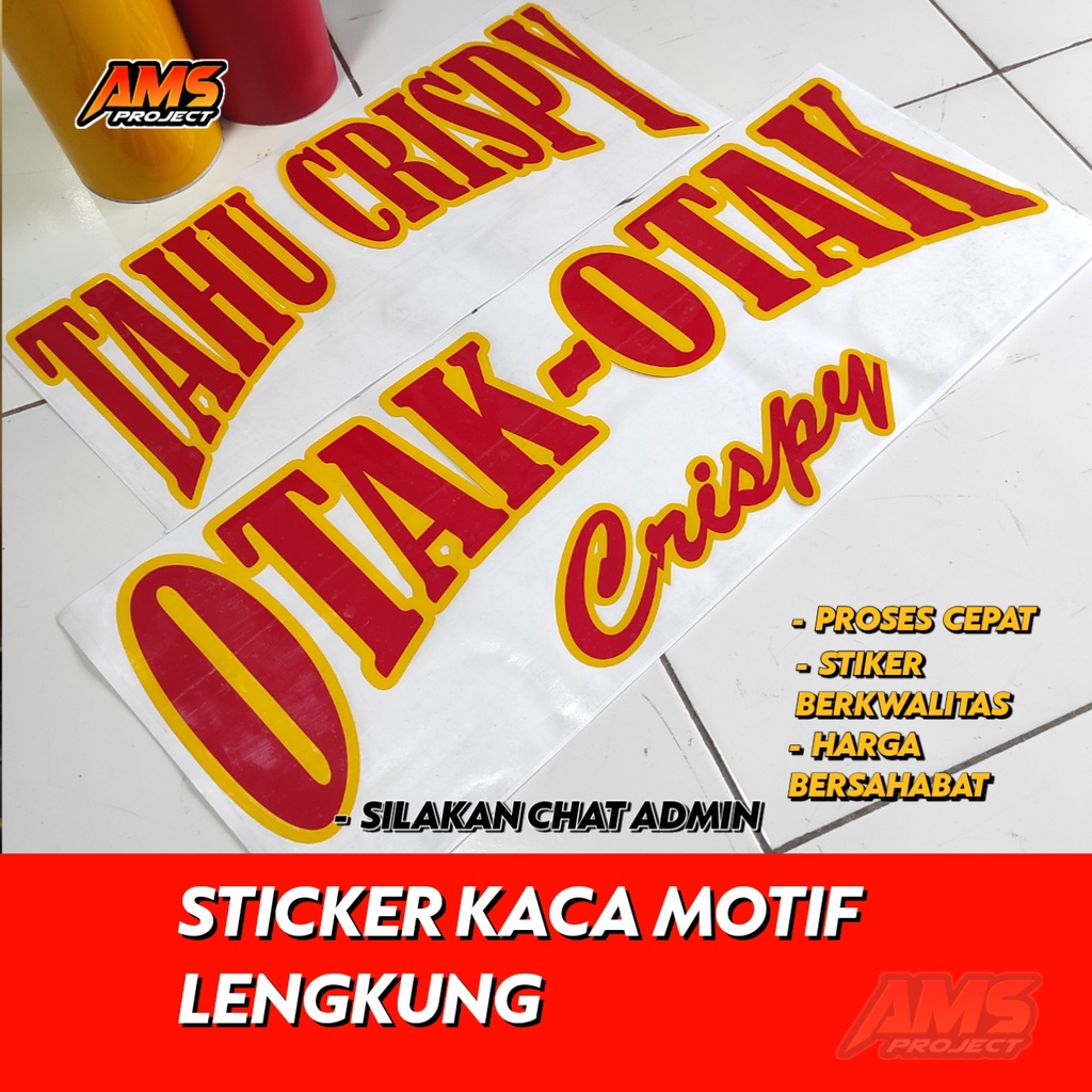 Jual Stiker Gerobak / Stiker Kaca / Stiker Etalase / Stiker Usaha ...