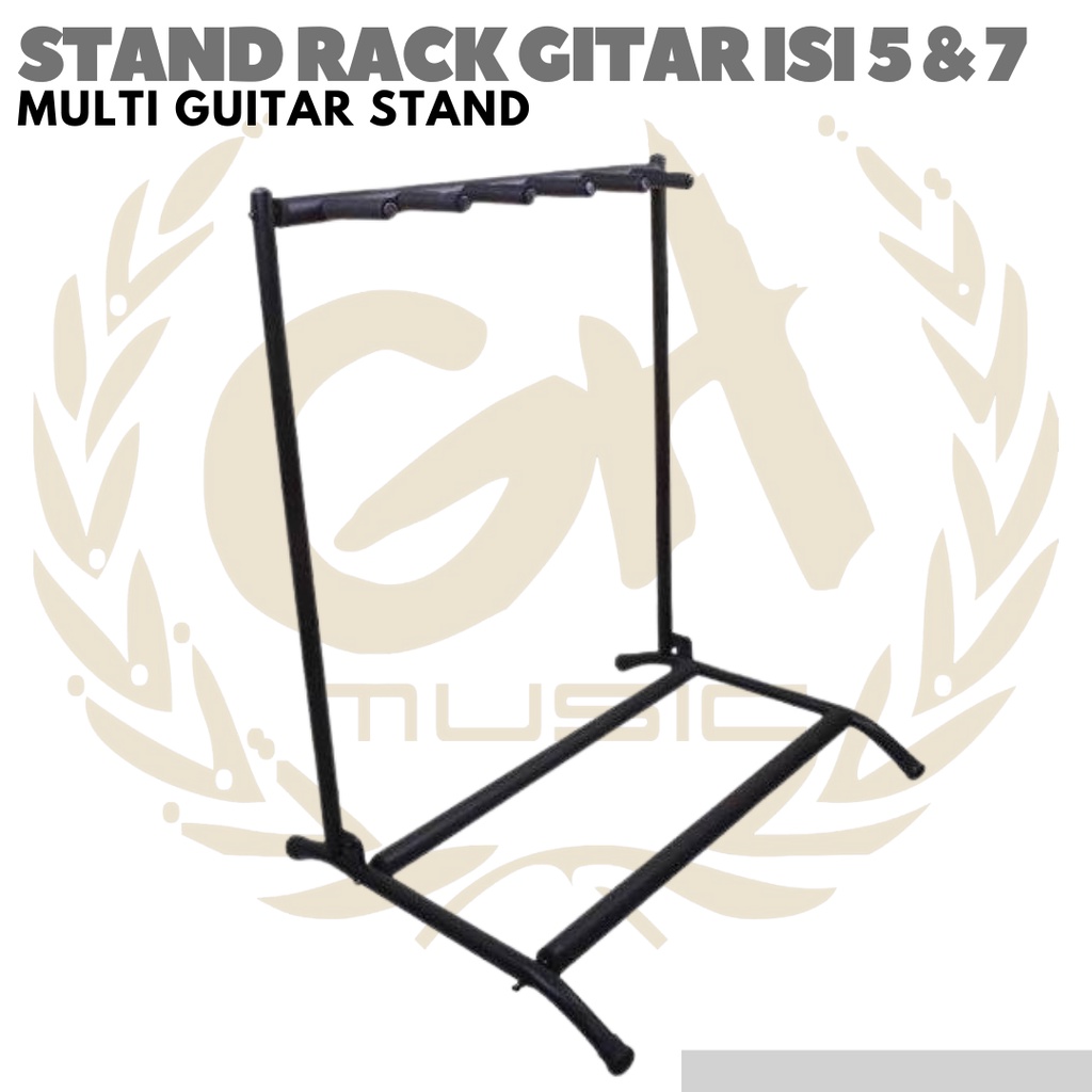 Jual MULTI GUITAR BASS RACK STAND | Stand Gitar Isi 5 & 7 LK552 ...