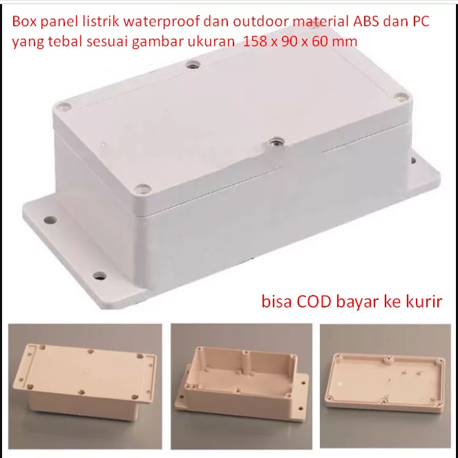 Jual Box panel listrik waterproof dan outdoor material ABS dan PC yang ...