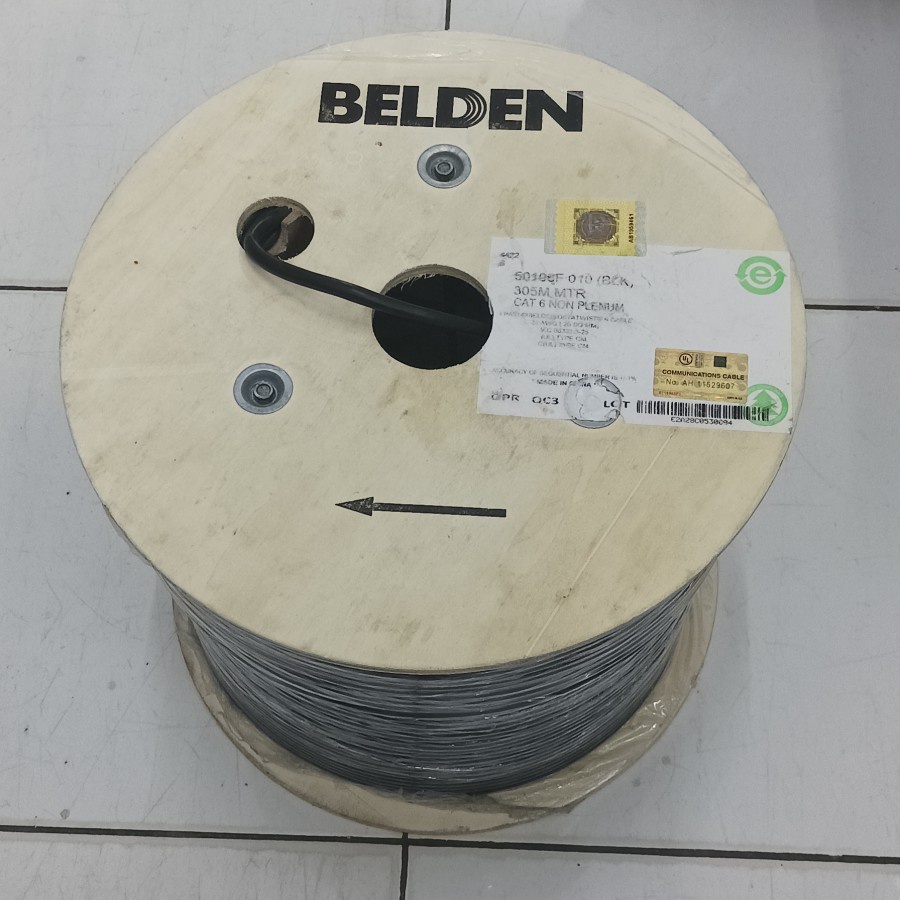 Jual Belden FTP Cat.6 Cable (50106F, Black) | Shopee Indonesia