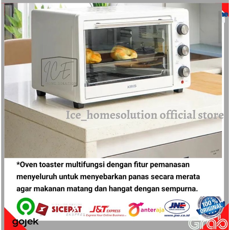 Jual Kris 32 Ltr Oven Toaster - Putih/oven toaster | Shopee Indonesia