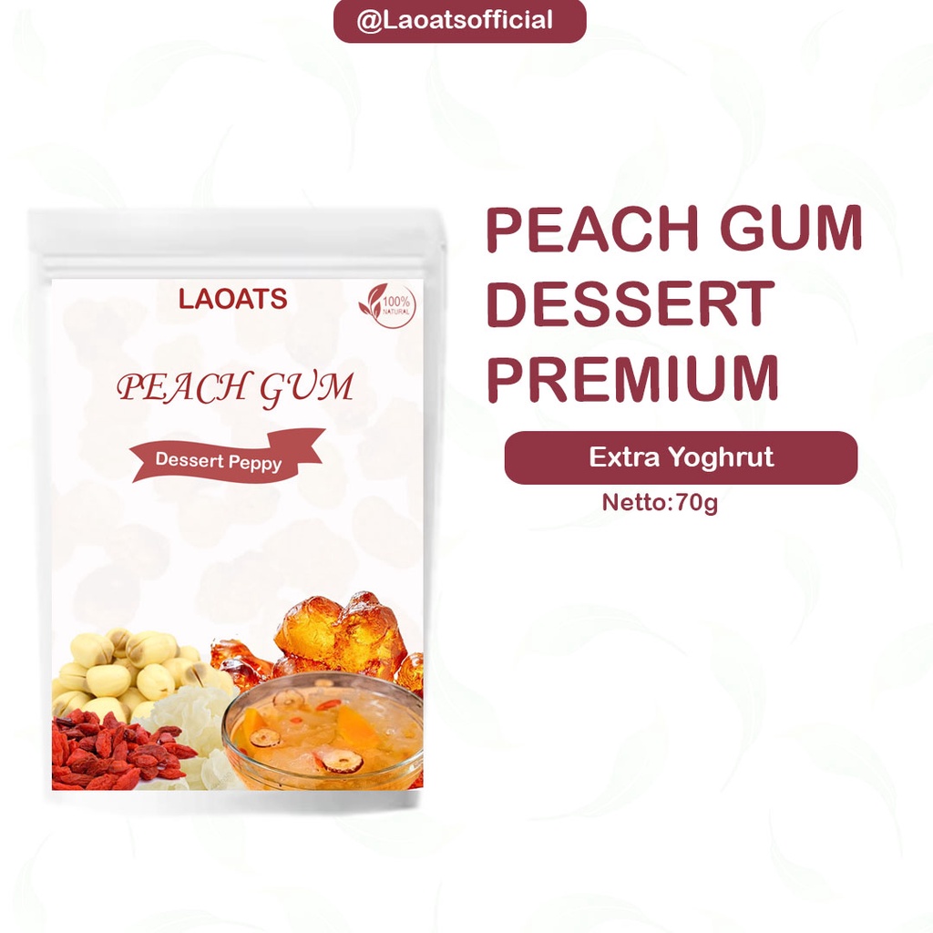 Jual Peach Gum Collagen Dessert Premium Penurun Berat Badan Pengganti