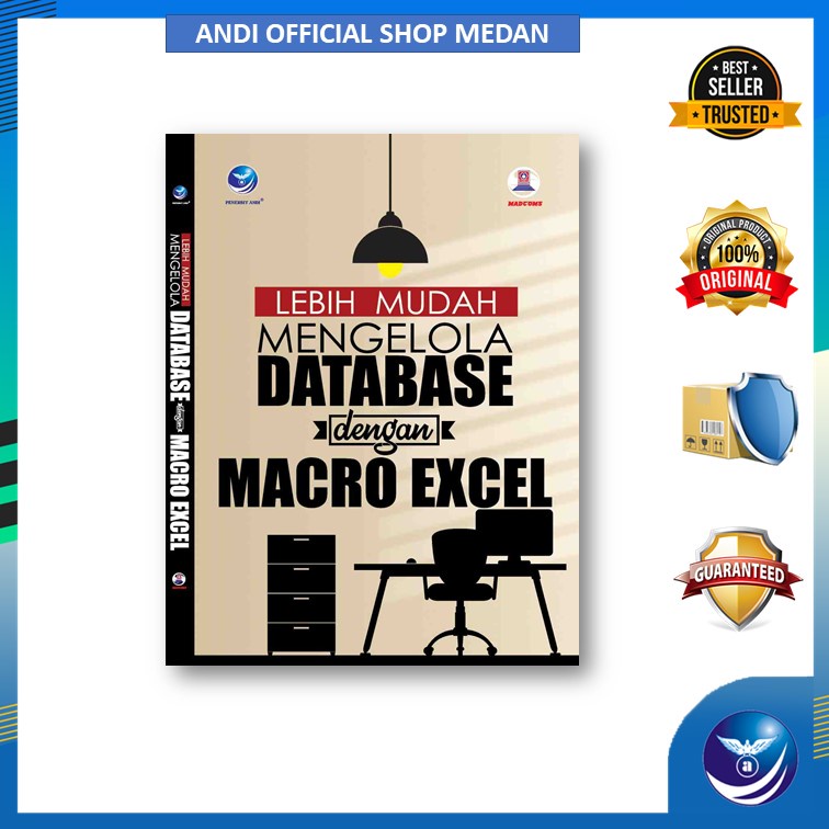 Jual Penerbit Andi Lebih Mudah Mengelola Database Dengan Macro Excel