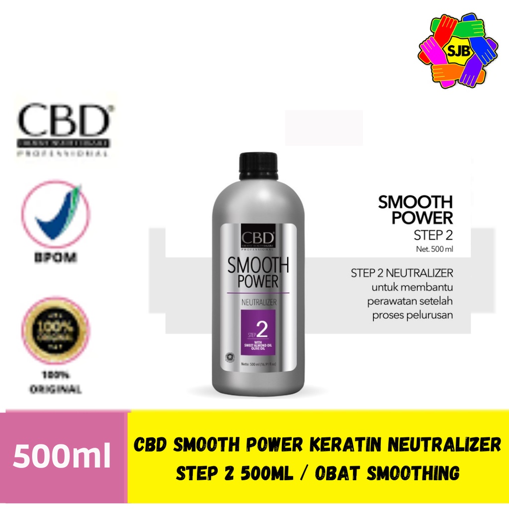 Jual CBD Smooth Power Keratin Neutralizer Step 2 500ml / Obat Smoothing ...