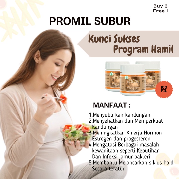 Jual Subur 100 Pil Obat Herbal Penyubur Sel Telur Ovum Obat Penyehat