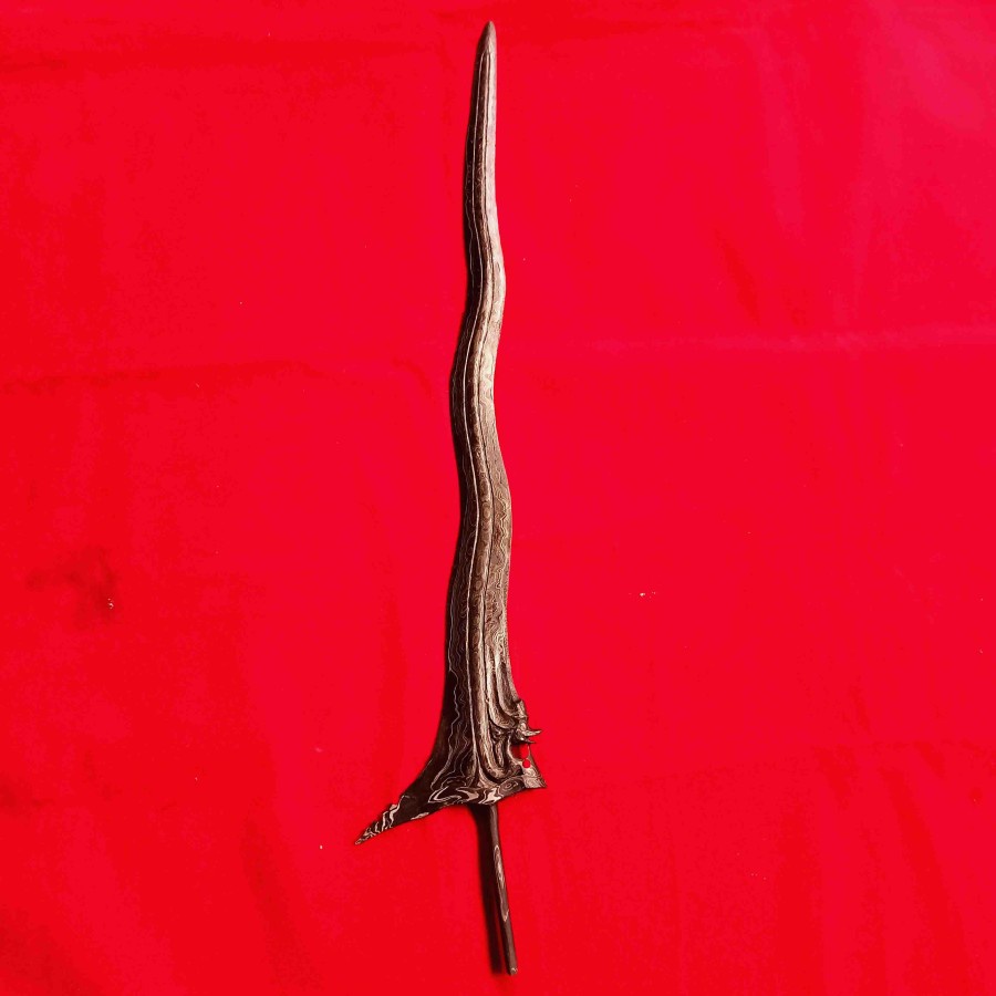 Jual Koleksi Antik Keris Naga Siluman Luk 5 Pamor Untu Walang Garap ...