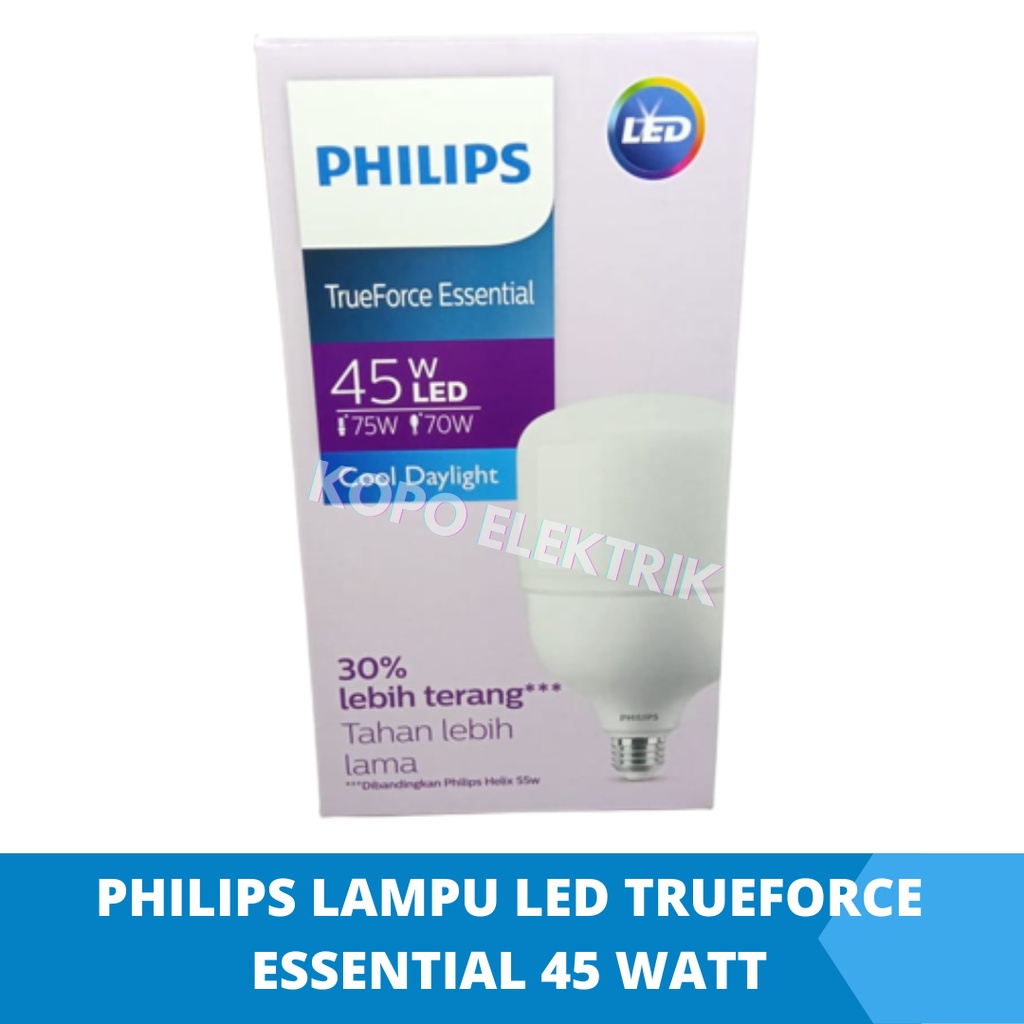 Jual Lampu Led Philips 45 Watt Essential Trueforce | Shopee Indonesia