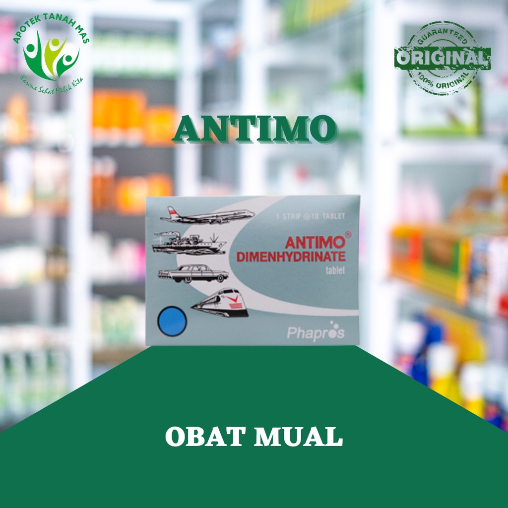 Jual Antimo Tablet Obat Mual Mabuk Perjalanan | Shopee Indonesia