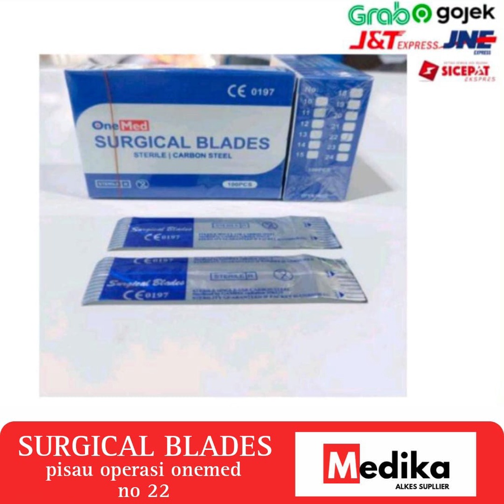 Jual Surgical Blade Pisau Operasi Onemed No Box Isi Pcs Shopee Indonesia