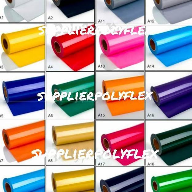 Jual REKOMENDASI Polyflex pvc A hotpeel (lebar 60cm) tipis seperti PU ...
