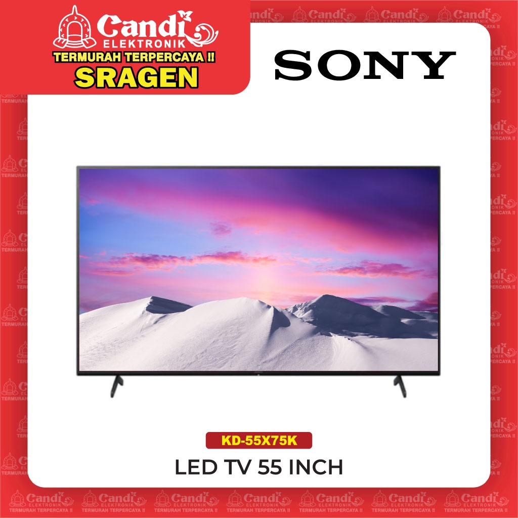 Jual SONY Led Tv 55 Inch 4K UHD Android Google TV - KD-55X75K | Shopee