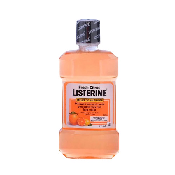 Jual LISTERINE MOUTHWASH FRESH CITRUS 250 ML Shopee Indonesia