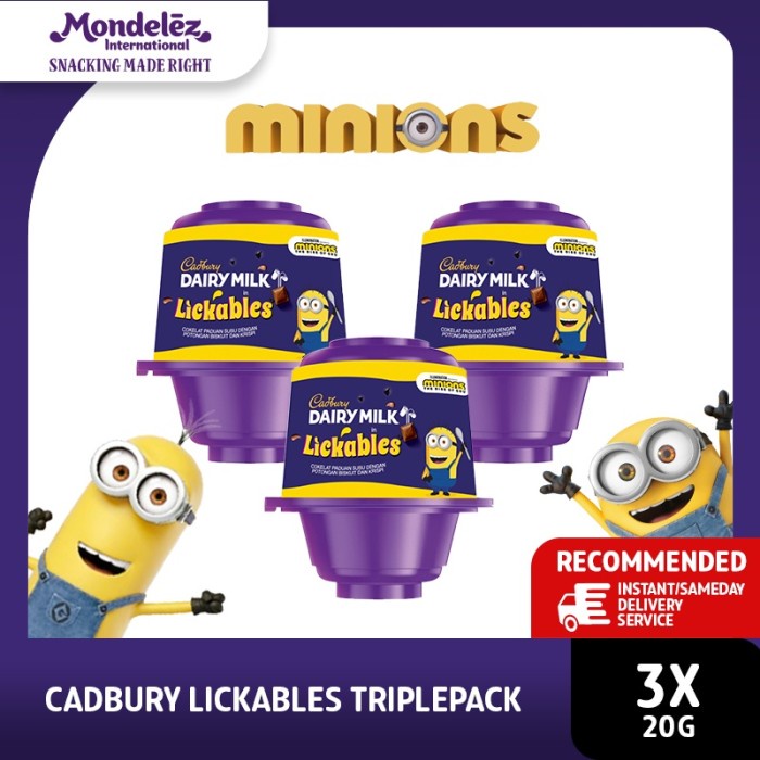 Jual Cadbury Dairy Milk Lickables Triple Pack Shopee Indonesia