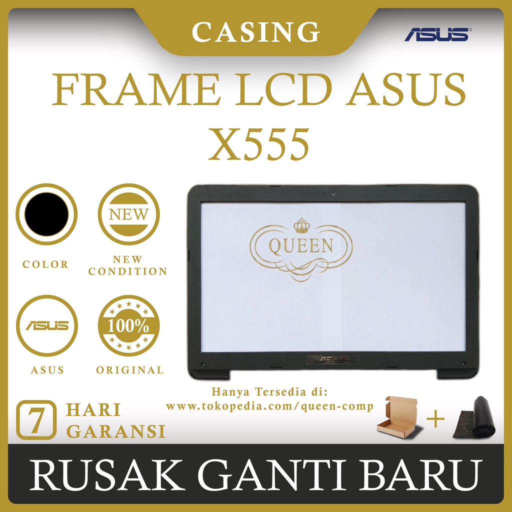 Jual LCD FRONT BEZEL LAPTOP ASUS X555 ORIGINAL | Shopee Indonesia