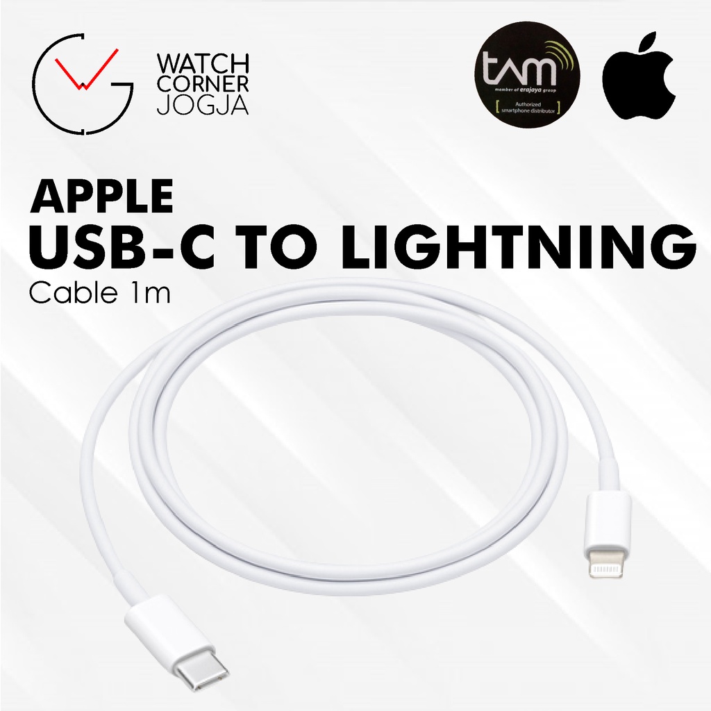 Jual Apple USBC To Lightning Cable 1m ORIGINAL RESMI iBox Shopee