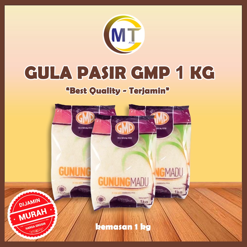 Jual Gula Pasir GMP 1 kg | Gula Putih | Gula Pasir Kemasan | Gula Pasir
