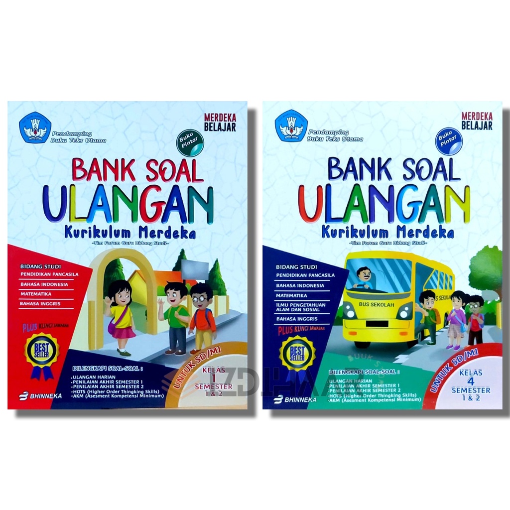 Jual Buku Bank Soal Ulangan Kurikulum Merdeka Kelas 1 Sd Dan Kelas 4 Sd Shopee Indonesia