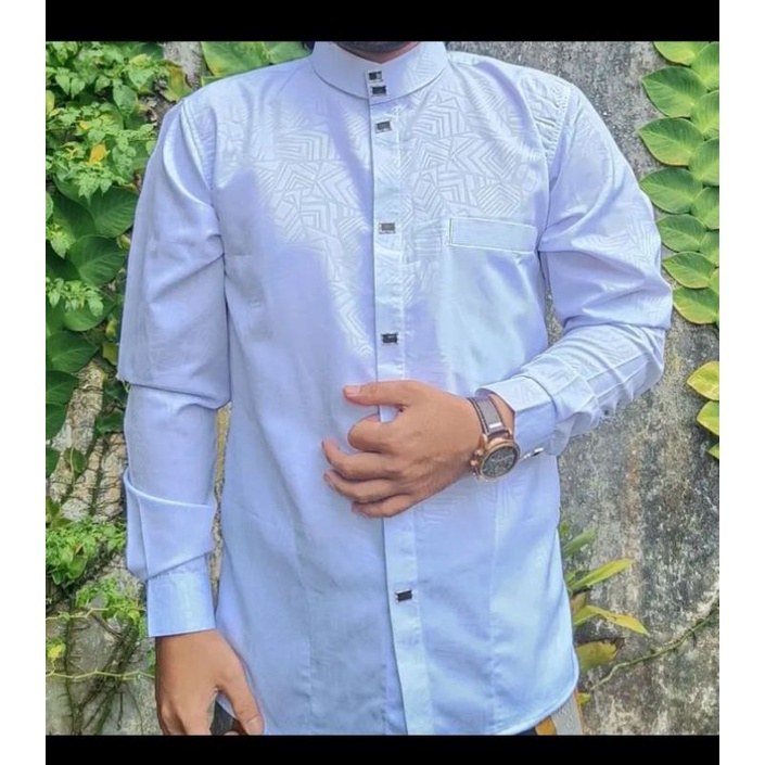PROMO kemeja Koko sultan embos premium baju muslim pria terbaru